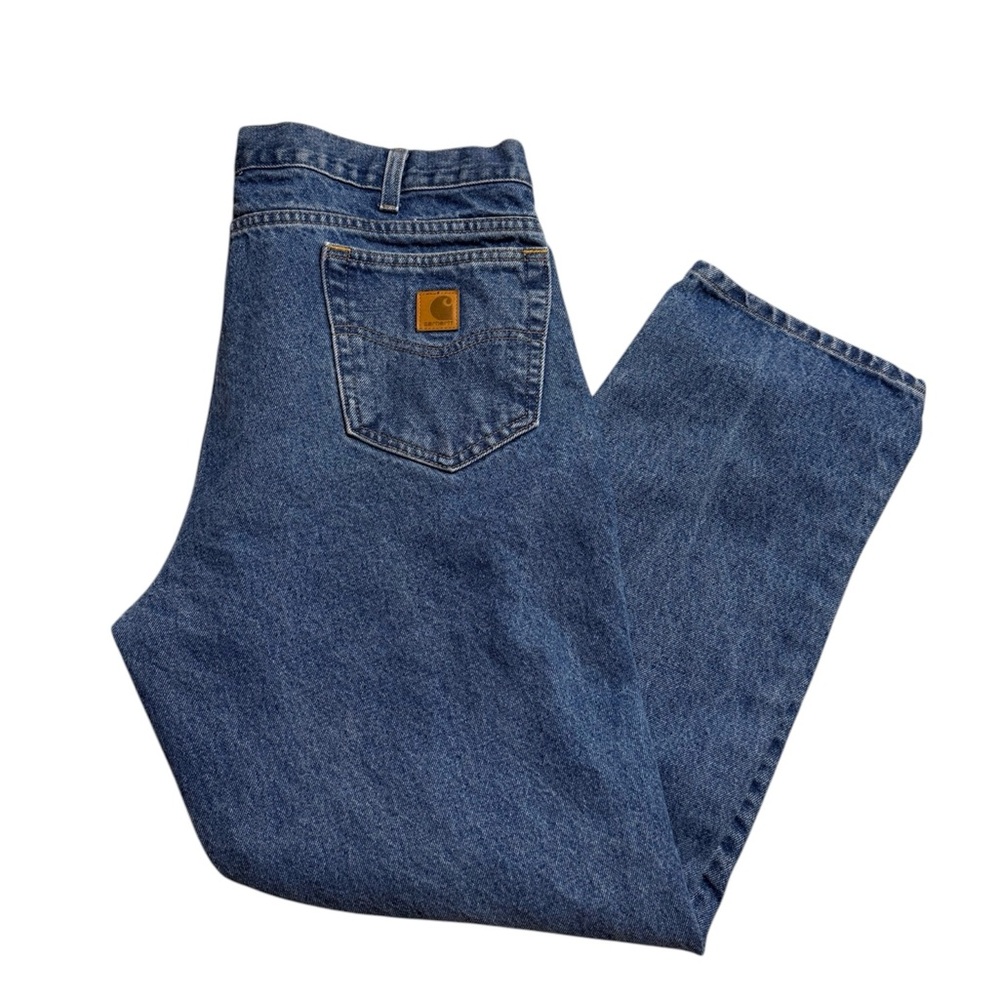 Carhartt Blue Jeans Men’s Size 40 x 30 Traditional Fit B18 DST